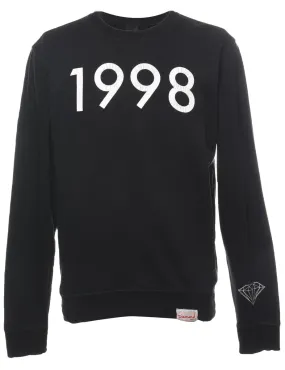 1998 Printed Black Diamond Sweatshirt - S