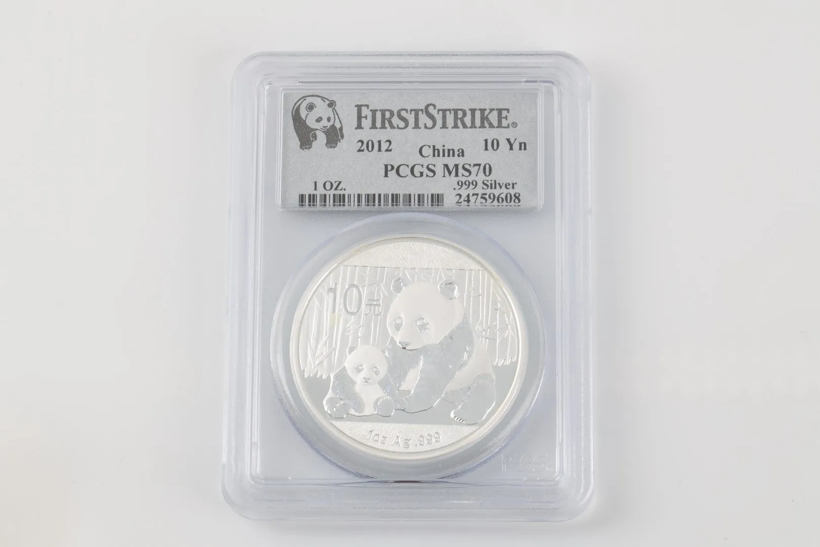 2012 Panda Coin 999 Silver (31.10g.)