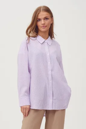 A-View - Sonja Shirt - 116 Purple/White