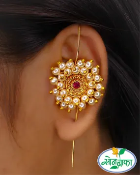 ALLURING MOTI EAR-CUFF