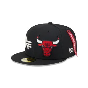 Alpha Industries X NBA Chicago Bulls 59FIFTY Cerrada