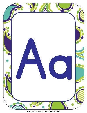 Alphabet Letters - Print | Frogs | UPRINT | Schoolgirl Style