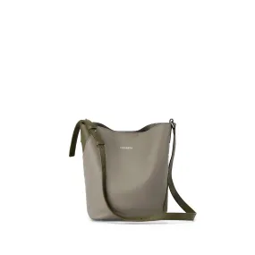 ANAIS Petit Sac Bandoulière - Gris / Olive