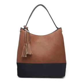 Ava Two Tone Hobo Handbag