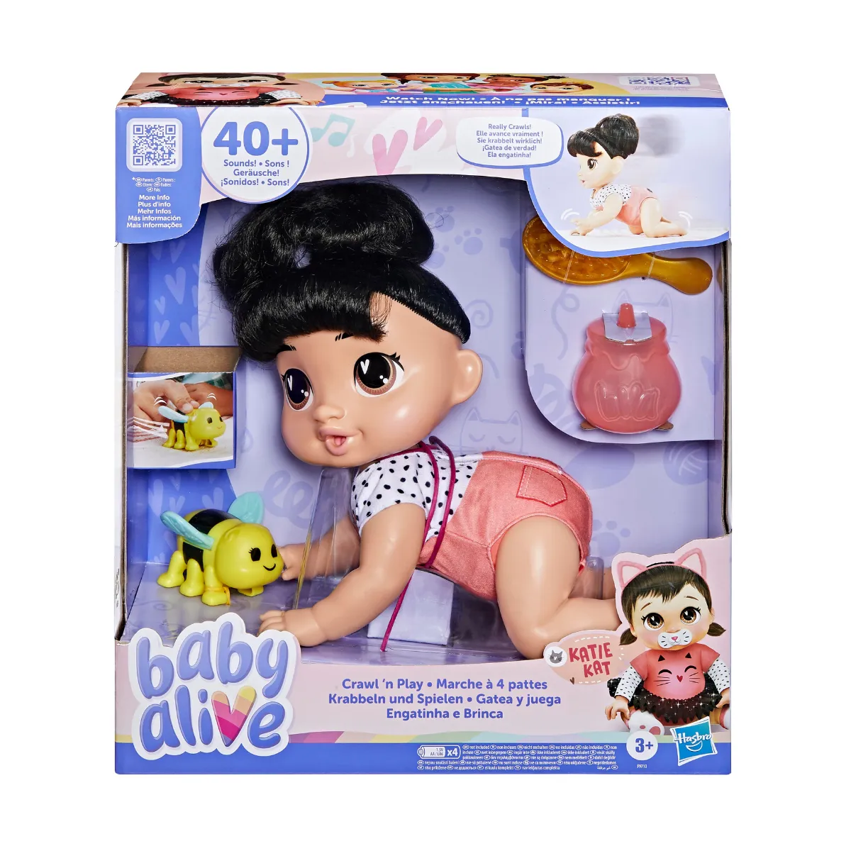 Baby Alive Katie Kat Gatea y Juega