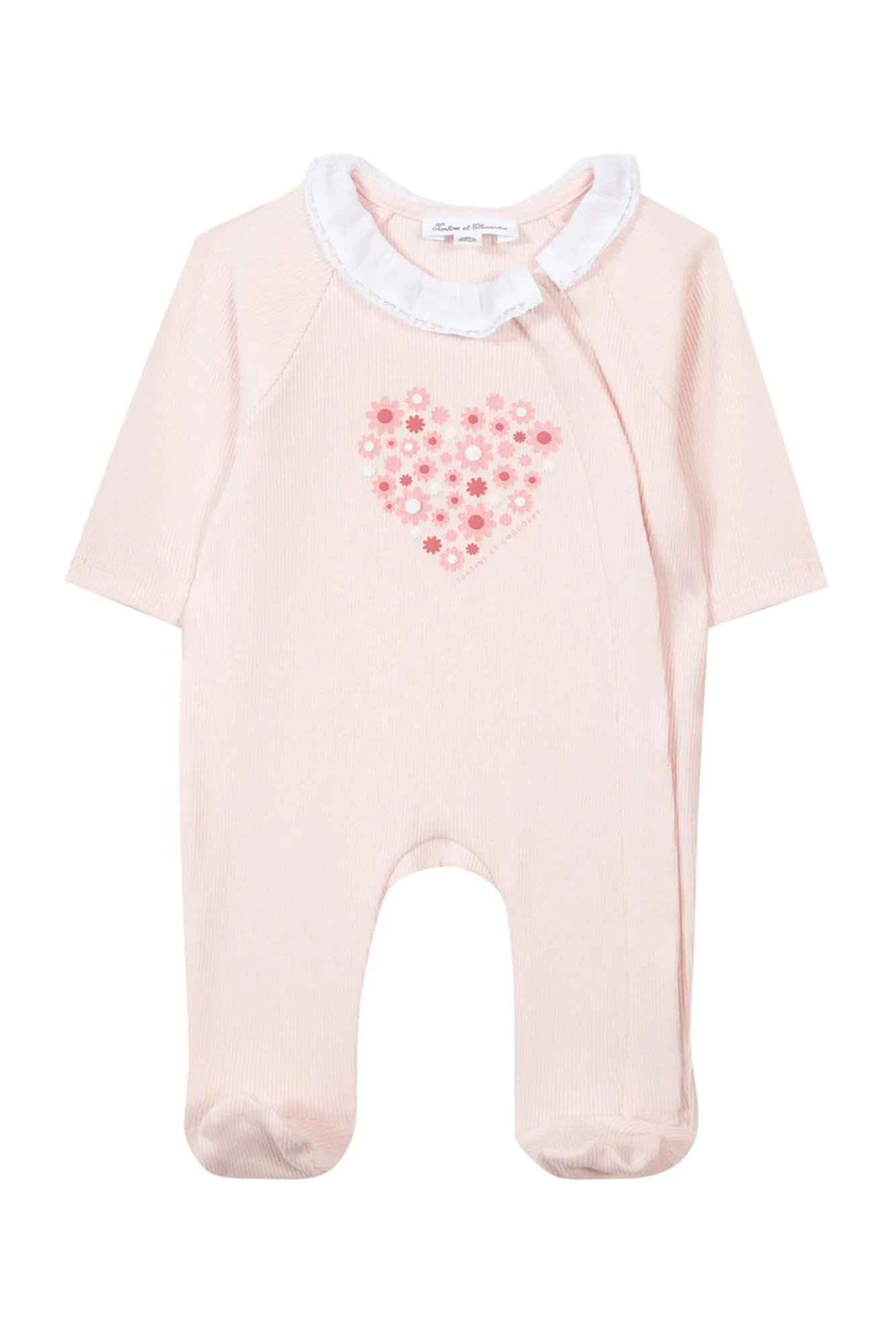 Babygrow - Pink Cotton Ribbed