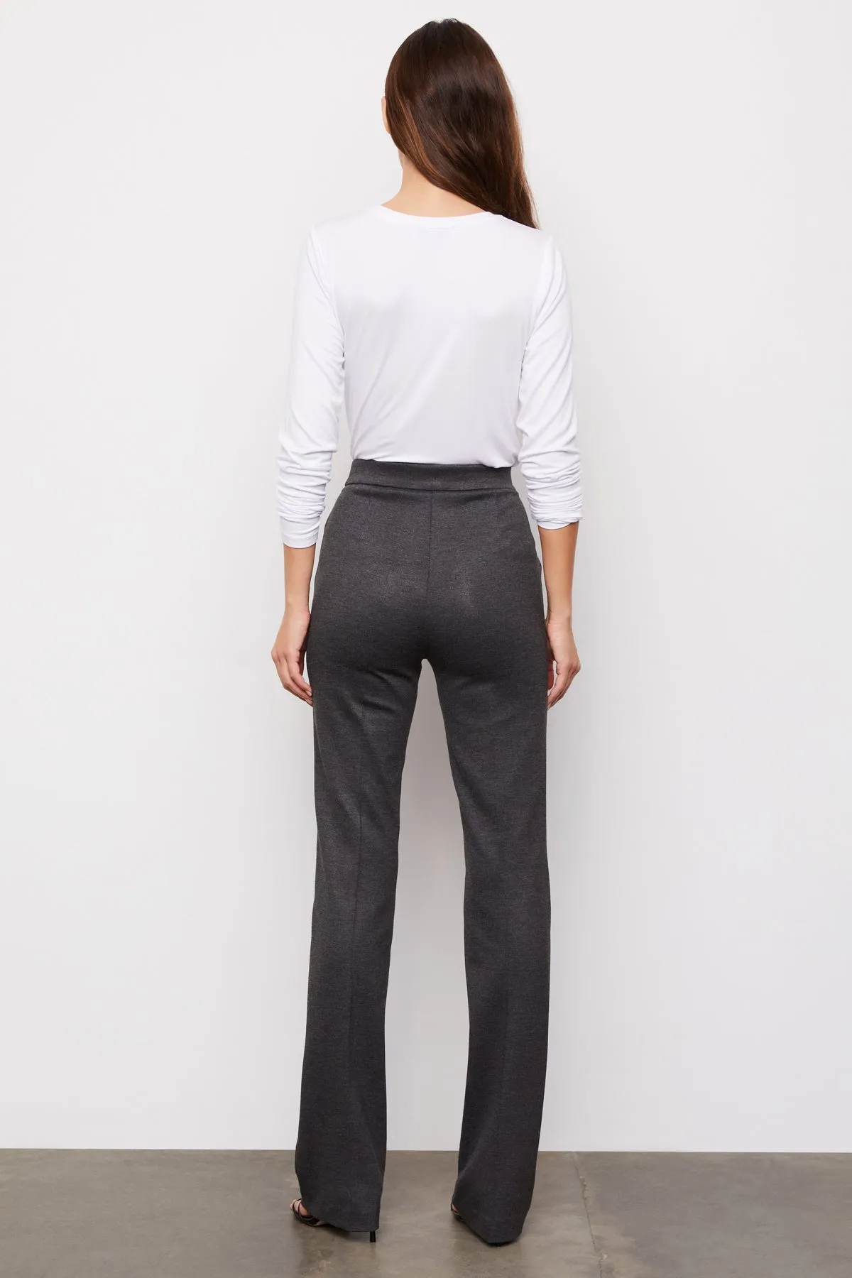 Bailey 44 Paige Knit Trouser in Anthracite