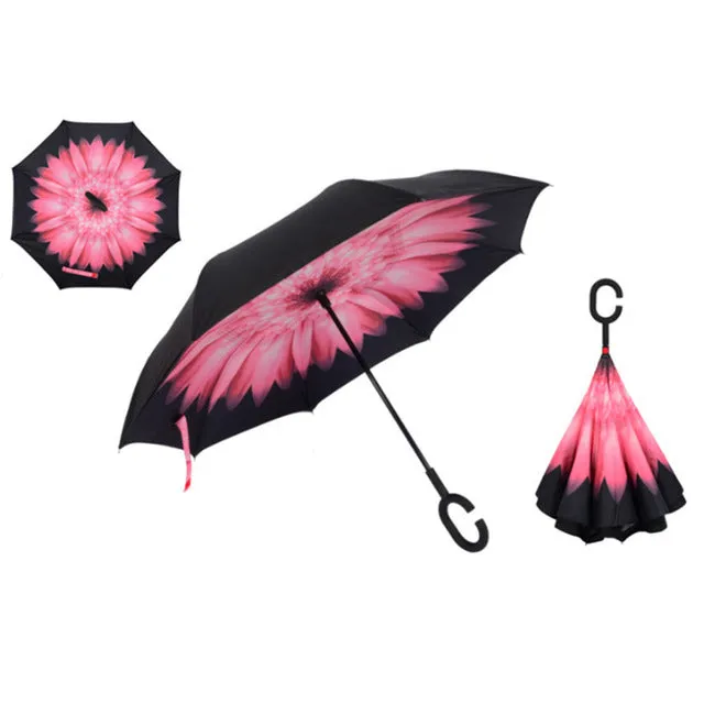 Brella-windproof double reverse umbrella