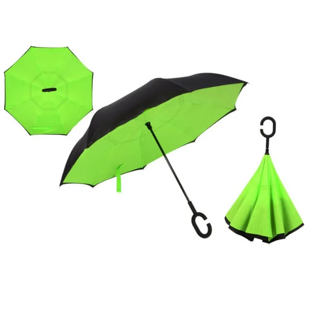 Brella-windproof double reverse umbrella