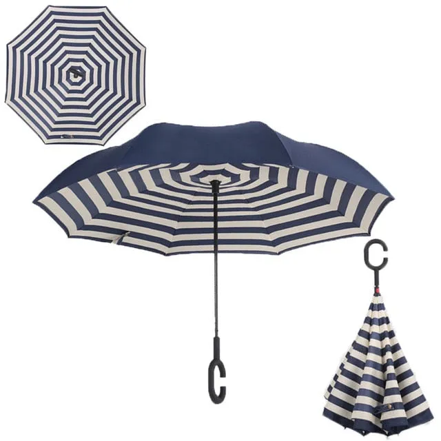 Brella-windproof double reverse umbrella