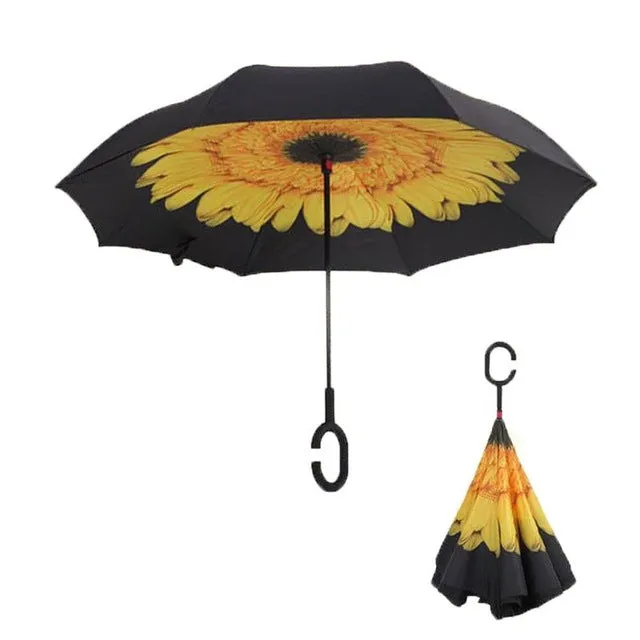 Brella-windproof double reverse umbrella