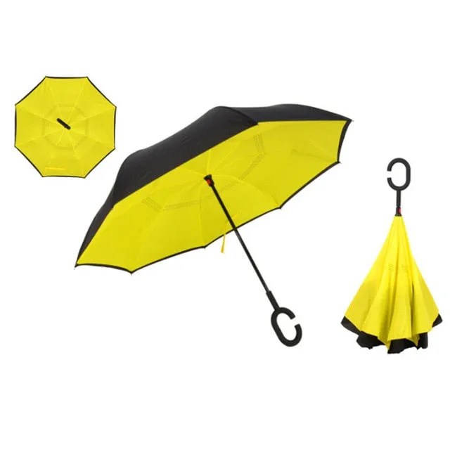 Brella-windproof double reverse umbrella