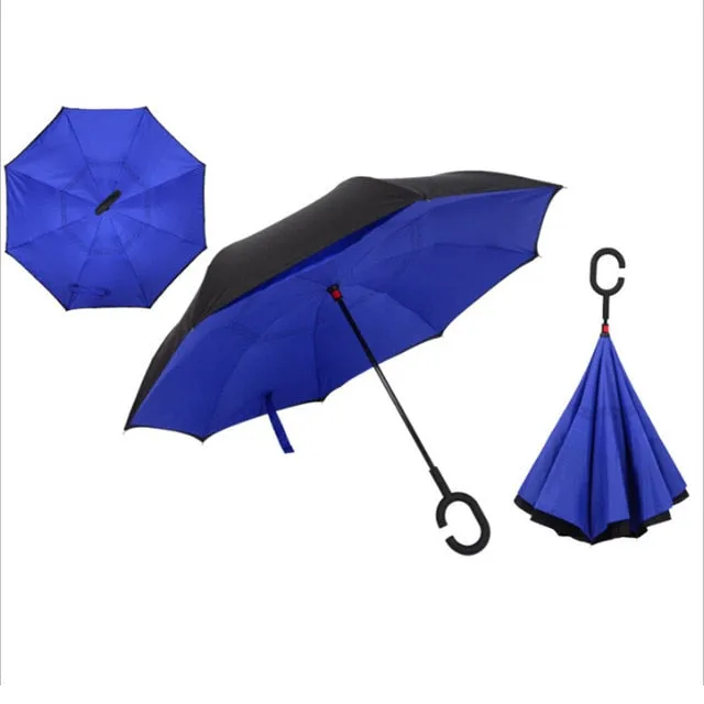 Brella-windproof double reverse umbrella