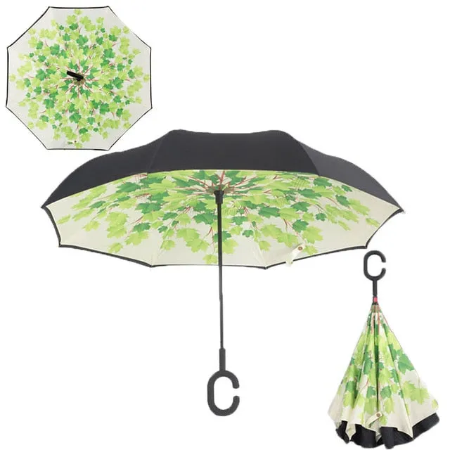 Brella-windproof double reverse umbrella