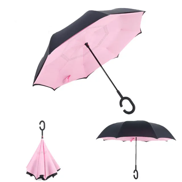 Brella-windproof double reverse umbrella