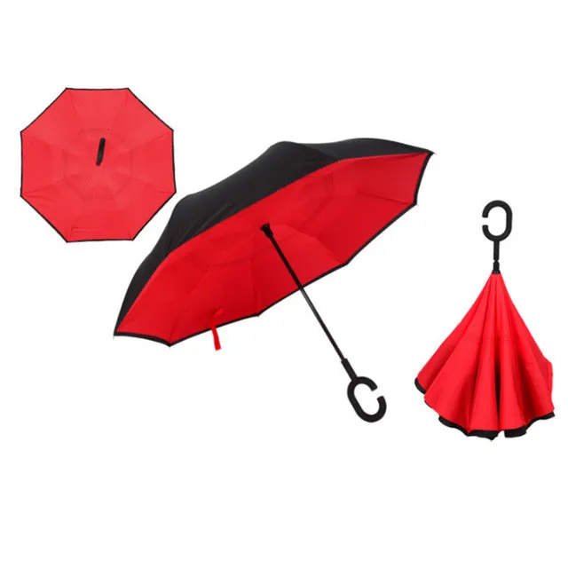 Brella-windproof double reverse umbrella