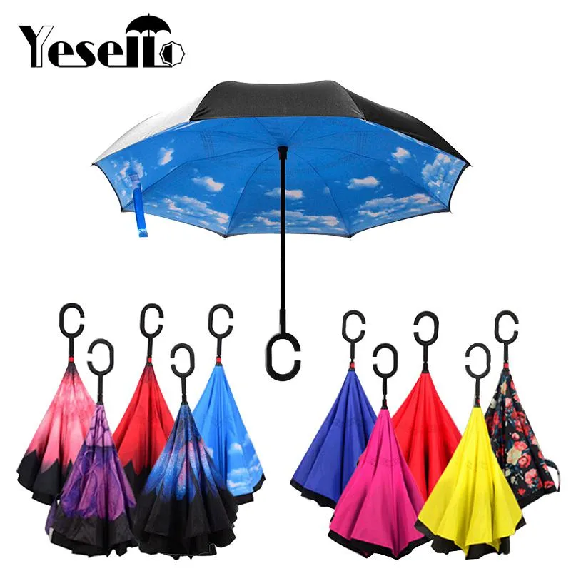 Brella-windproof double reverse umbrella