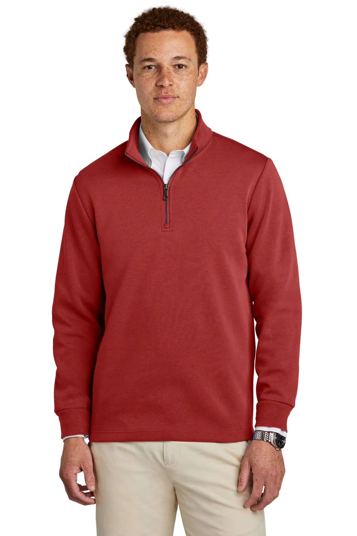 Brooks Brothers Double-Knit 1/4-Zip BB18206