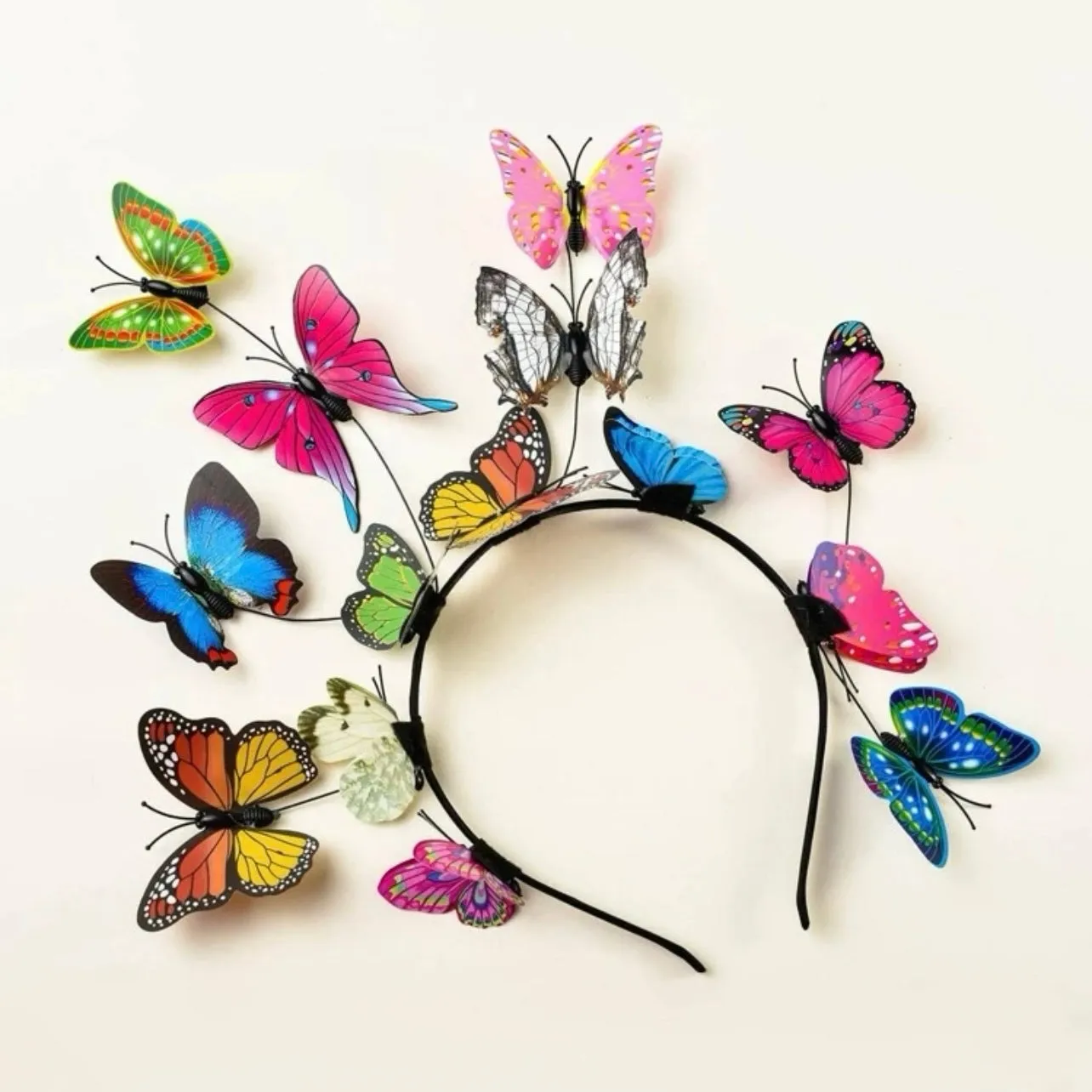 Butterdly Headband - Handmade Headpiece, Butterfly Headpiece, Butterfly Costume