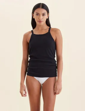 Buy 2 for $60 | Milla High Neck Rib Shelf Bra Tank