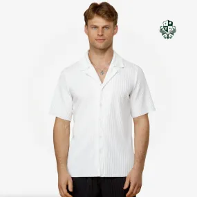 Camisa Resort S/S Plissada Branca