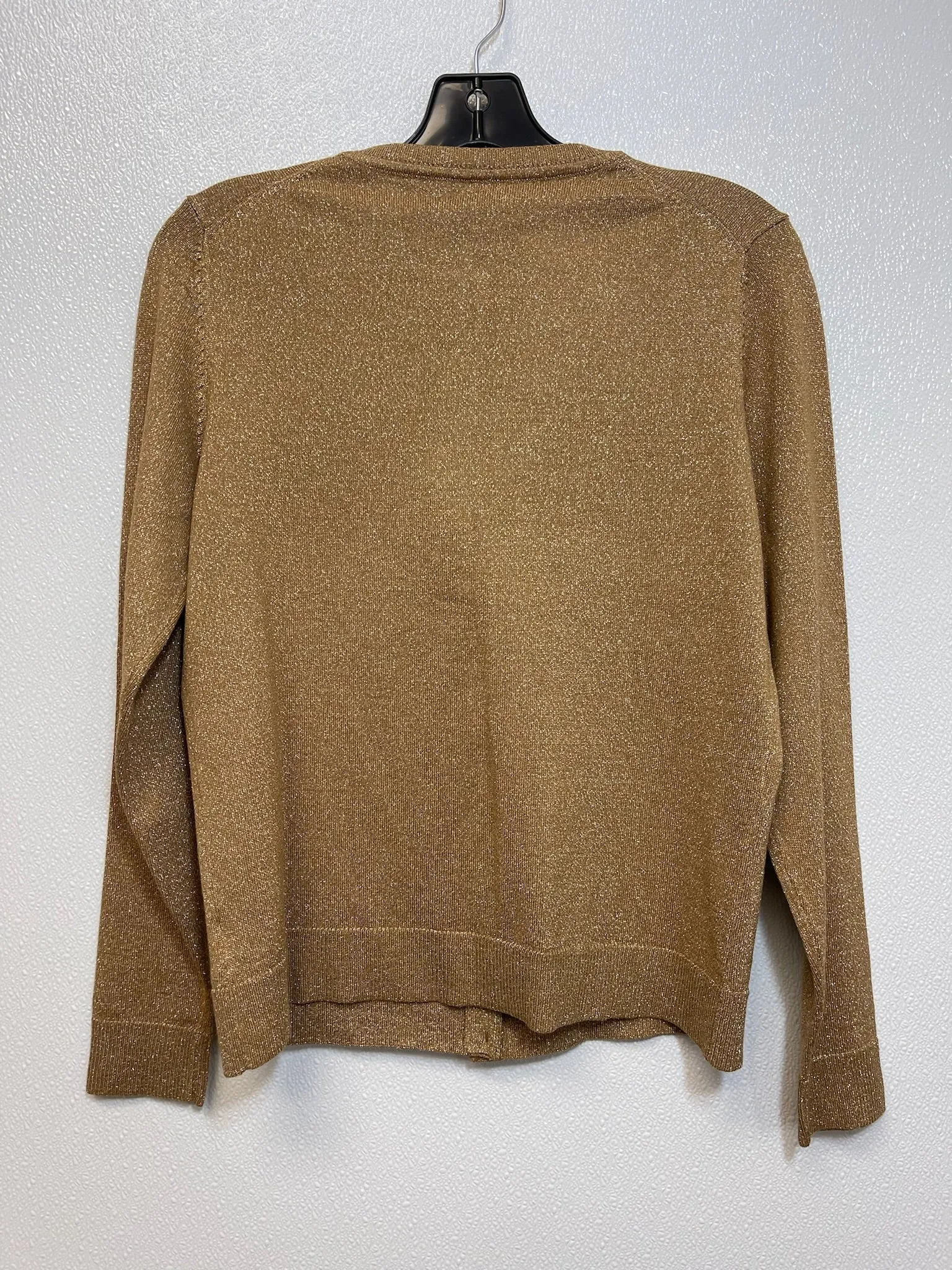 Cardigan By Charter Club O In Gold, Size: M