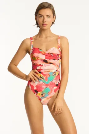 Cascade Twist Front One Piece