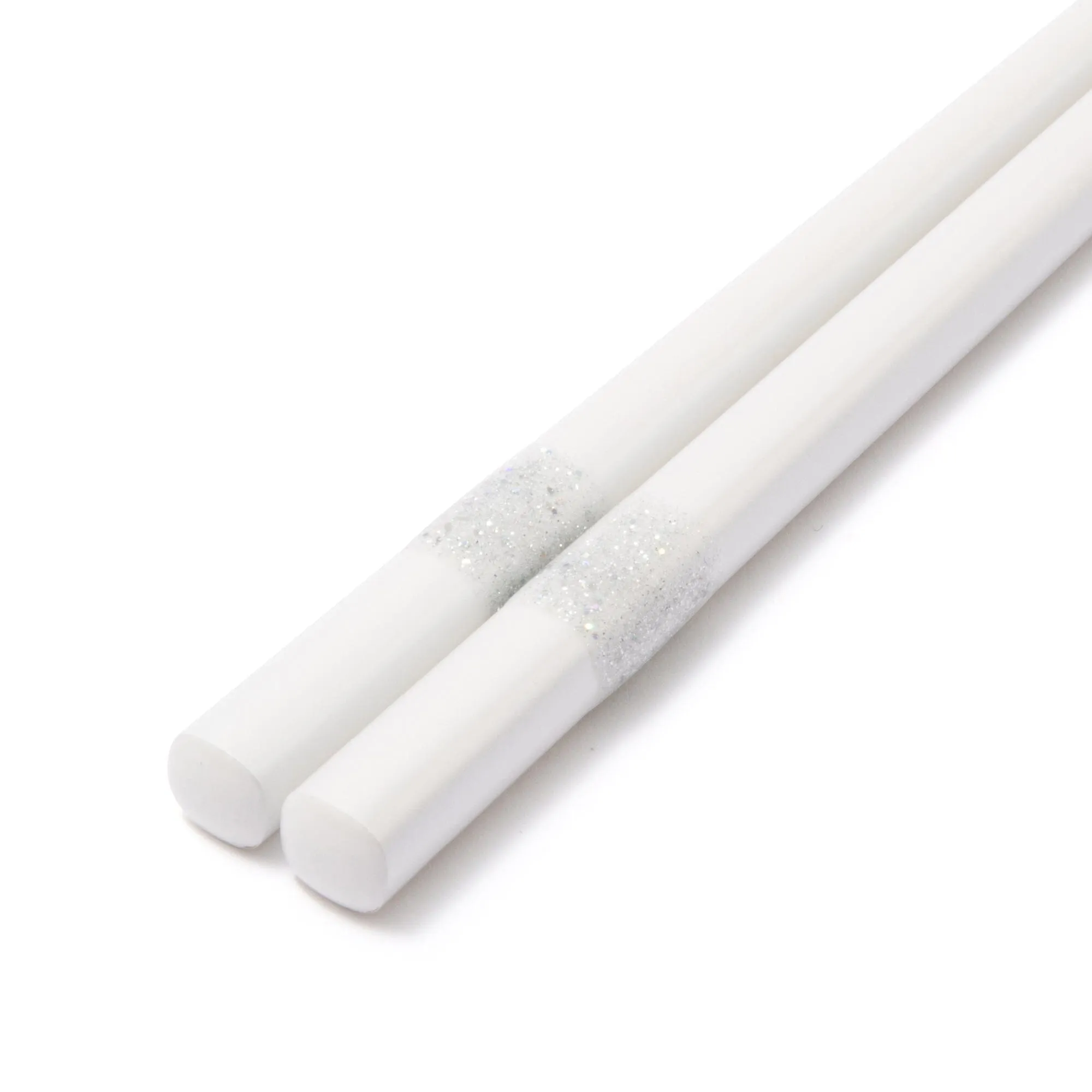 Chopsticks Glitter  White