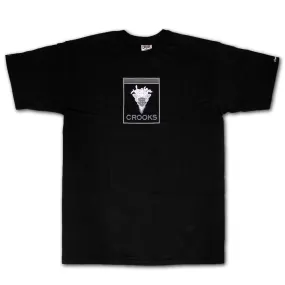 Crooks & Castles Slanging T-shirt Black