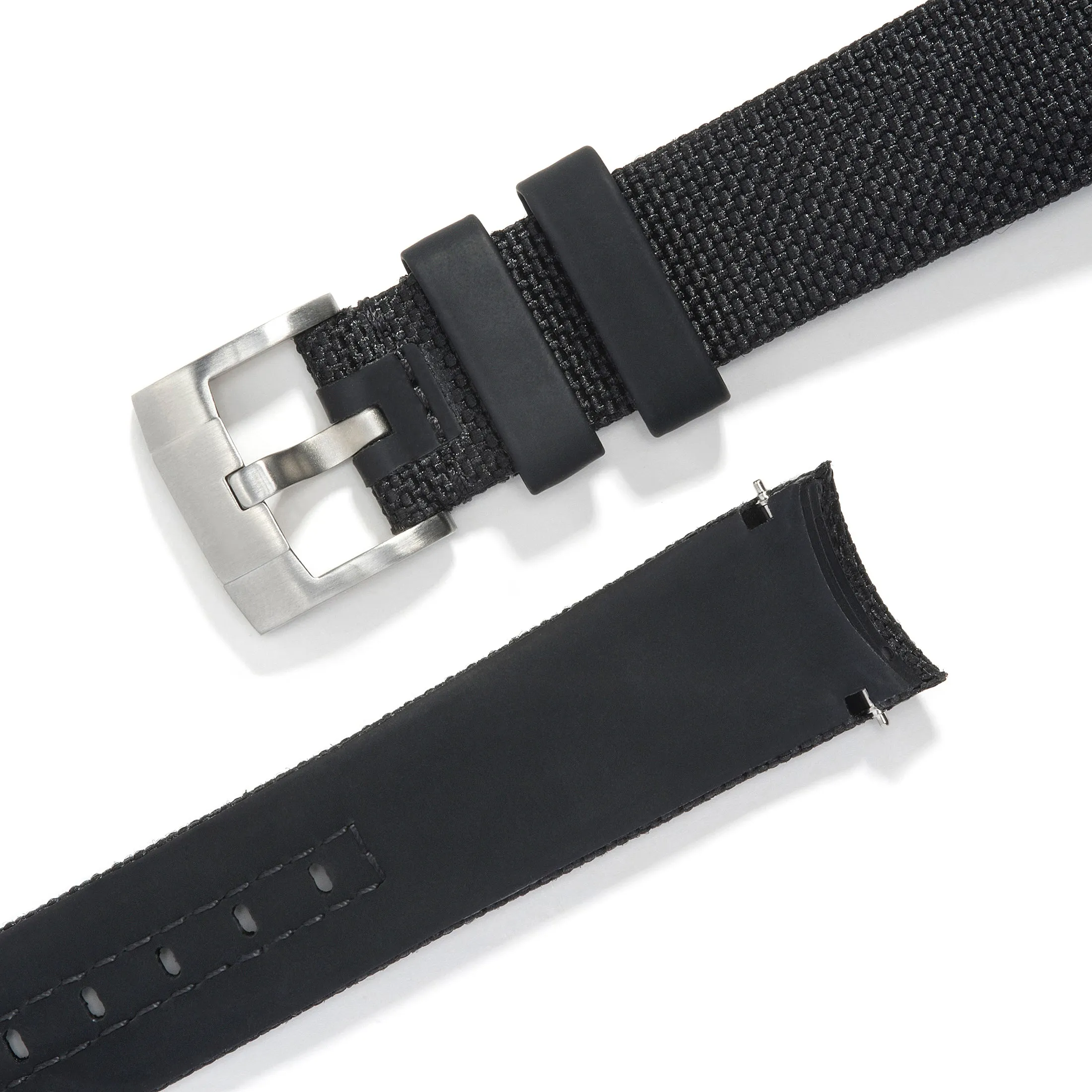 Curved End Nylon Strap for Rolex Explorer I with Tang Buckle