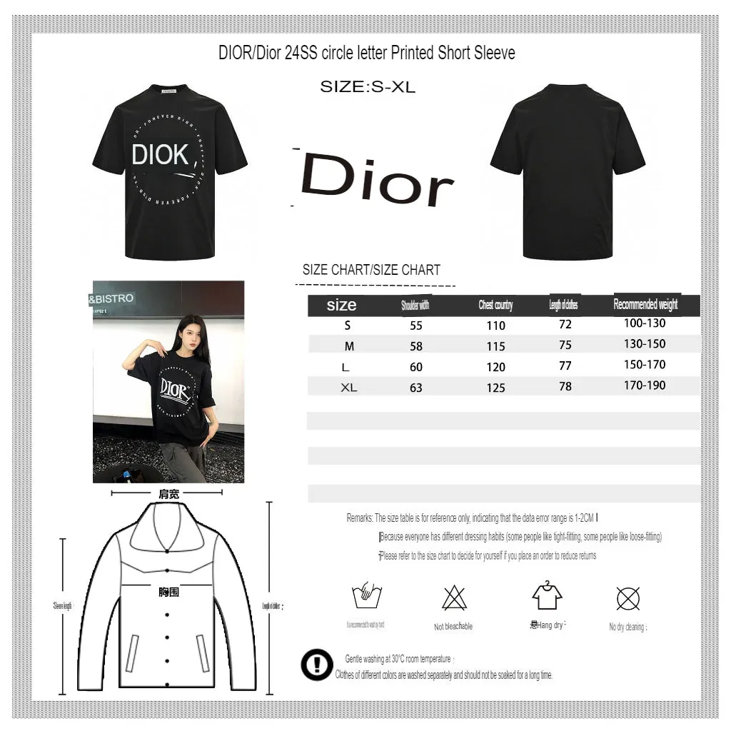 Dior "Forever Dior" T-Shirt (Black)