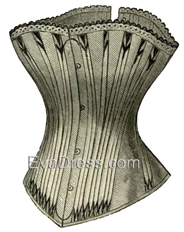 E-PATTERN 1886 Corset E1886