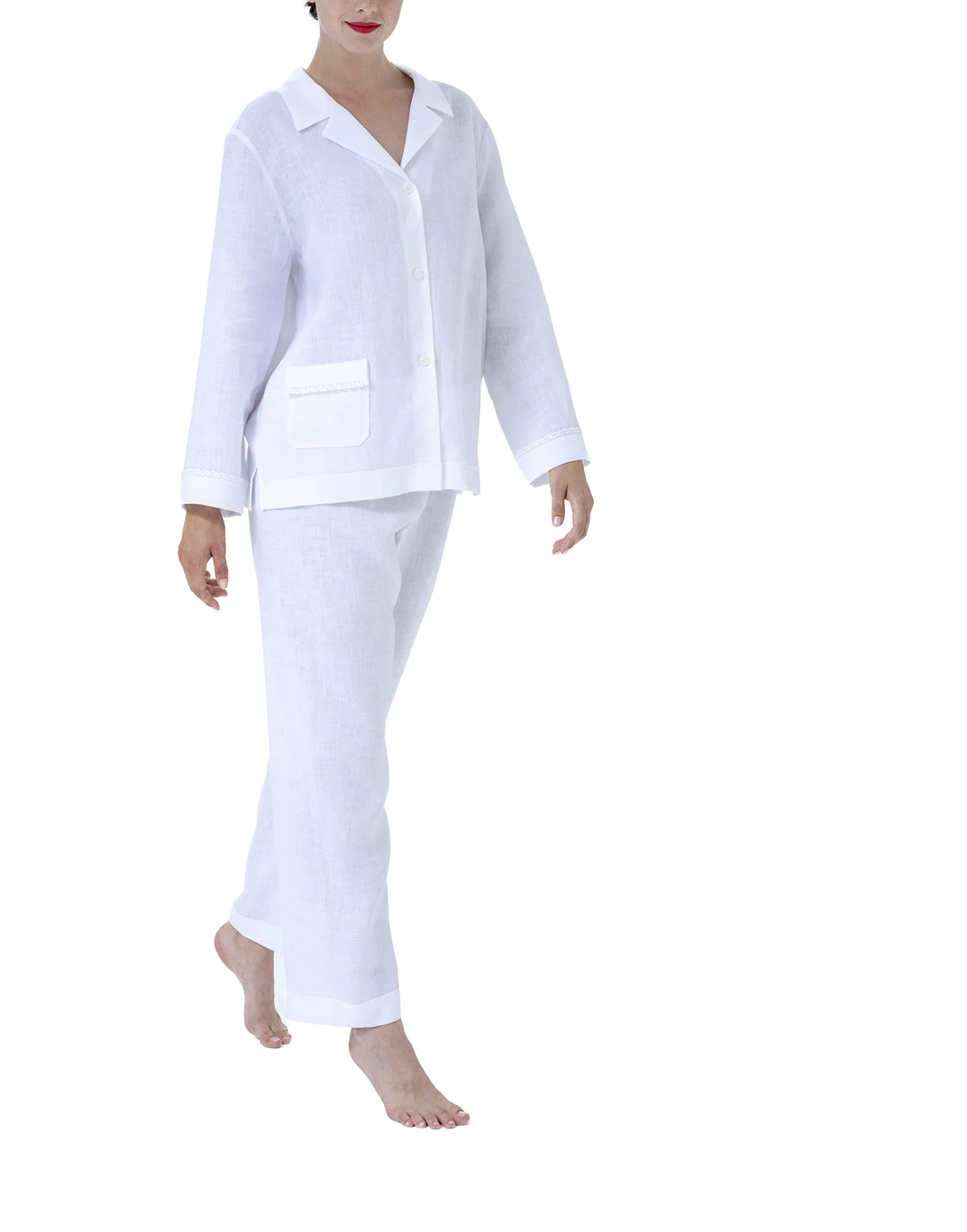 Eleni Classic Linen Pyjamas (In stock, 3 day delivery)