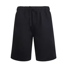 ET|TU MEN'S LIGHTWEIGHT FLEECE SHORTS (FS1020E_BLK)