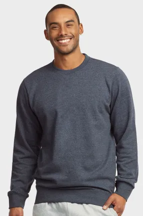 ET|TU MEN'S LIGHTWEIGHT FLEECE SWEATSHIRTS (SWS1020E_DENIM)