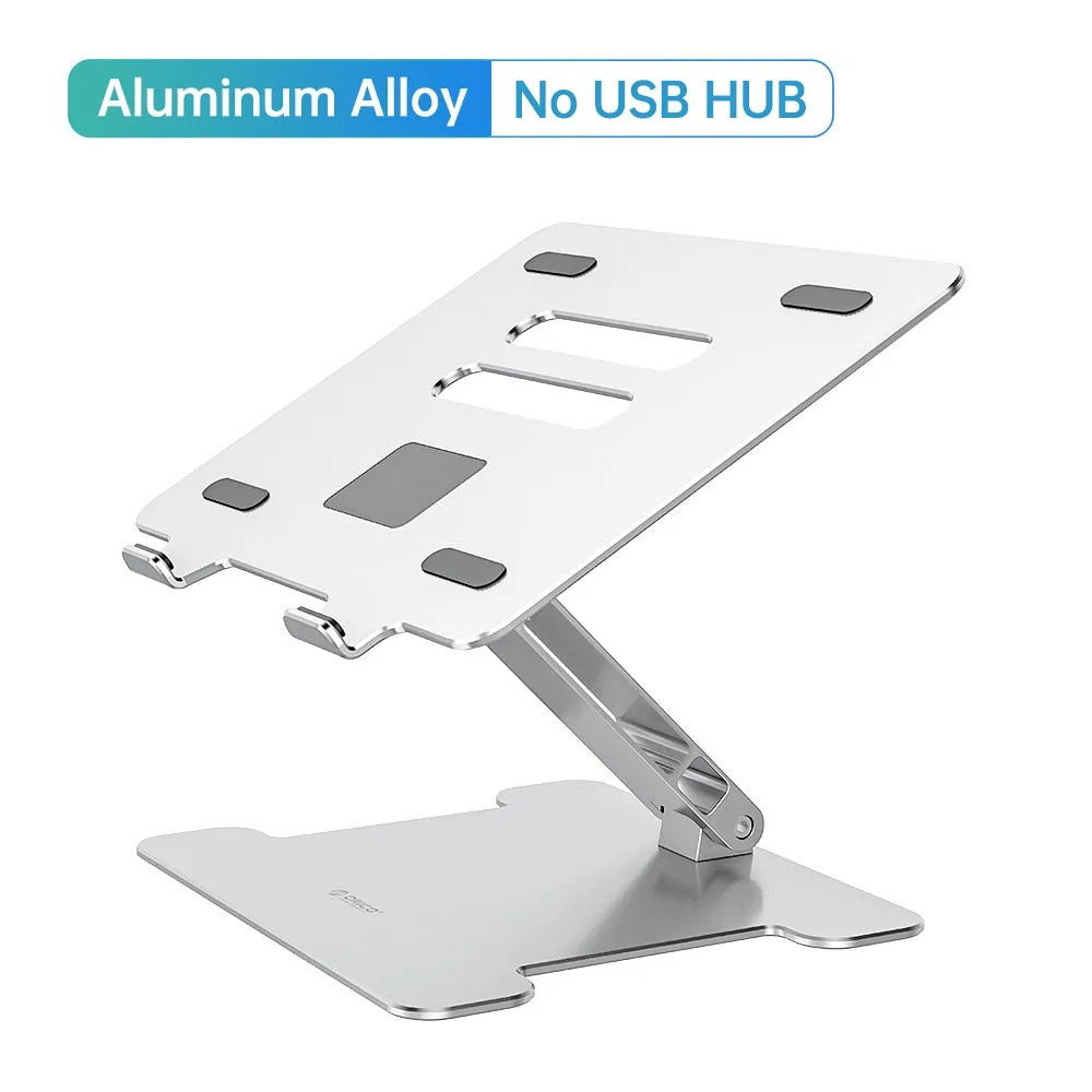 Foldable Laptop Aluminum Stand with 4 Port USB 3.0