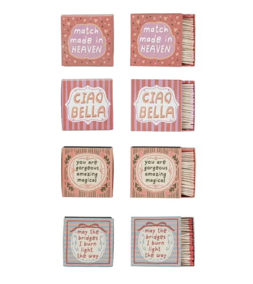 Fun Matchbox with Sayings (Select Style)