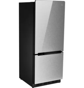 GE Profile 10.0 cu. ft. 12V DC Bottom Freezer Refrigerator, Glass Door (Stainless Steel Appearance)