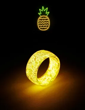 GLOWING RING COLLECTIONS - Resin Punk Luminous Glowing In The Dark Wedding Band Fluorescent Rings For Women Men Gift