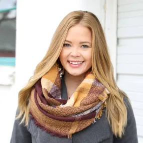 Infinity Scarf Collection - Golden Brown