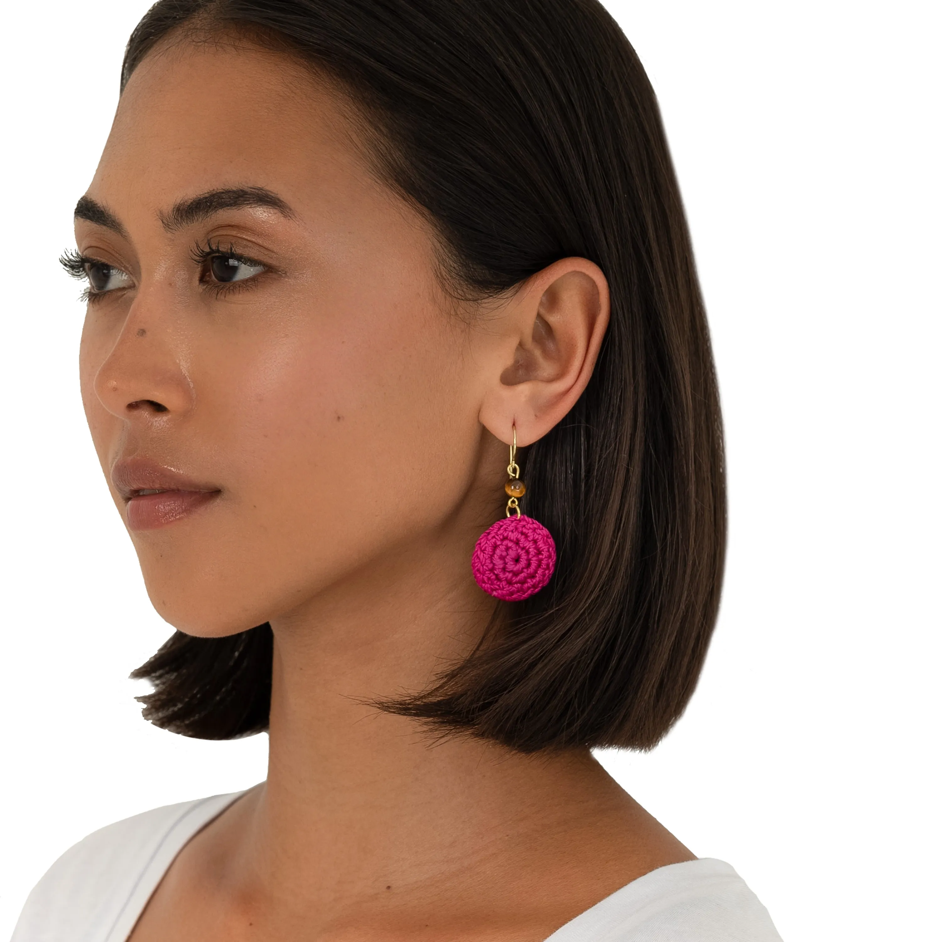 Jasper Disc Earrings