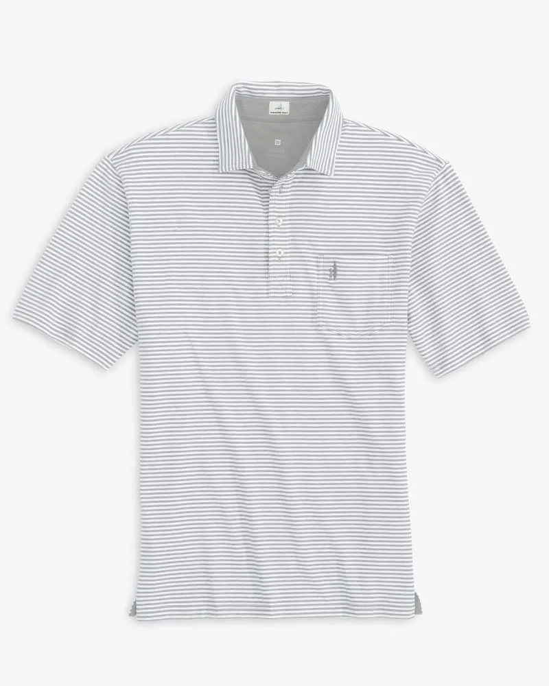 Johnnie O Mens The Original 4 Button Polo Dante Stripe