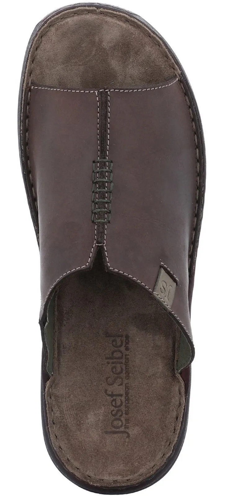 Josef Seibel Maverick 03 Mens Leather Slip On Sandal