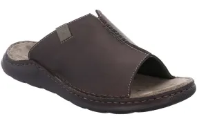 Josef Seibel Maverick 03 Mens Leather Slip On Sandal