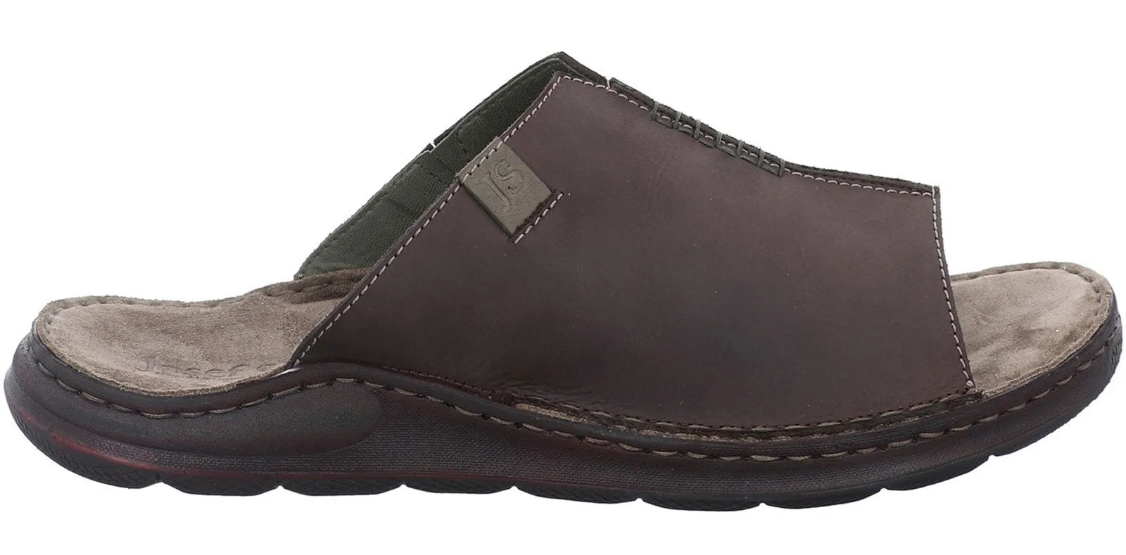 Josef Seibel Maverick 03 Mens Leather Slip On Sandal