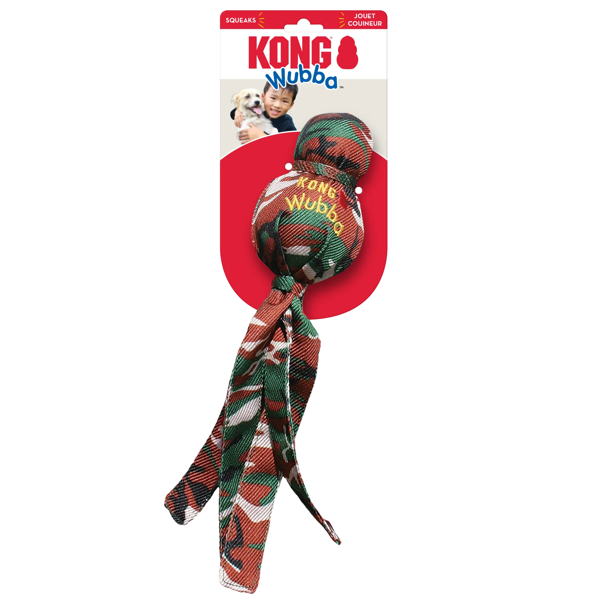 KONG Wubba Camo Assorted XL Dog Toy