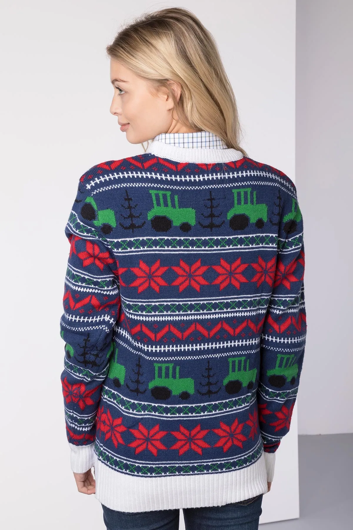 Ladies Relaxed Fit Christmas Jumper