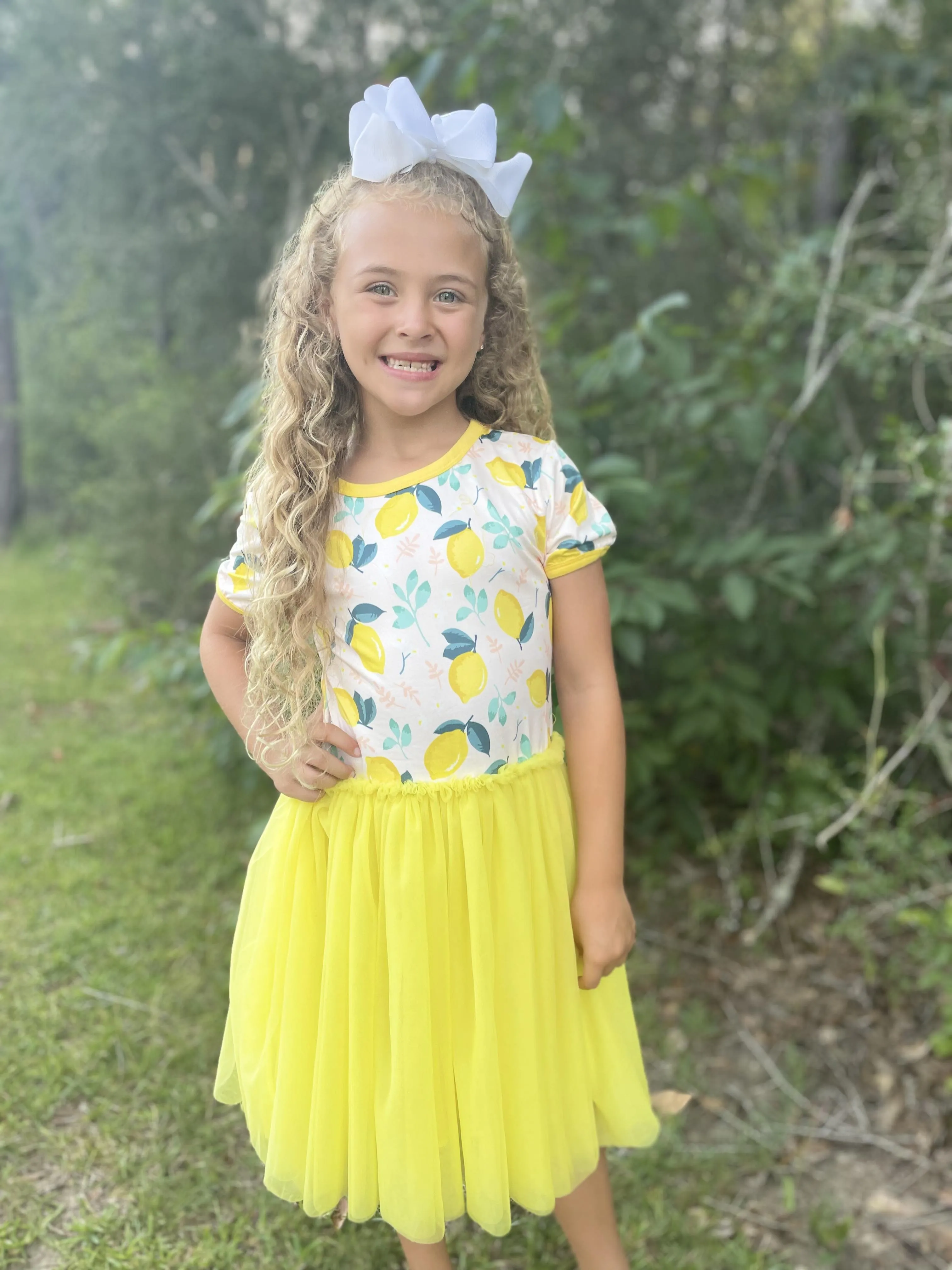 LEMON TUTU DRESS