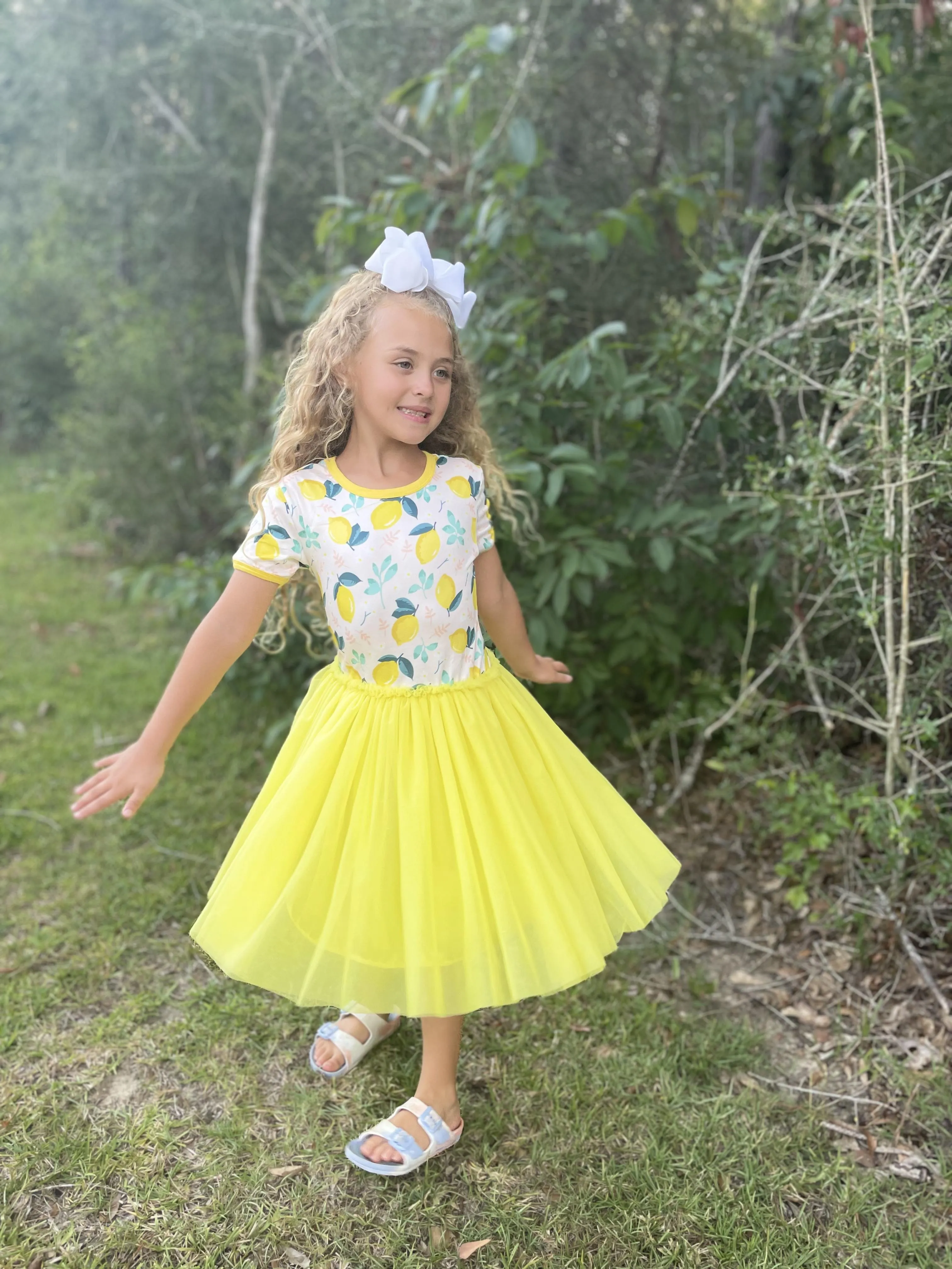 LEMON TUTU DRESS