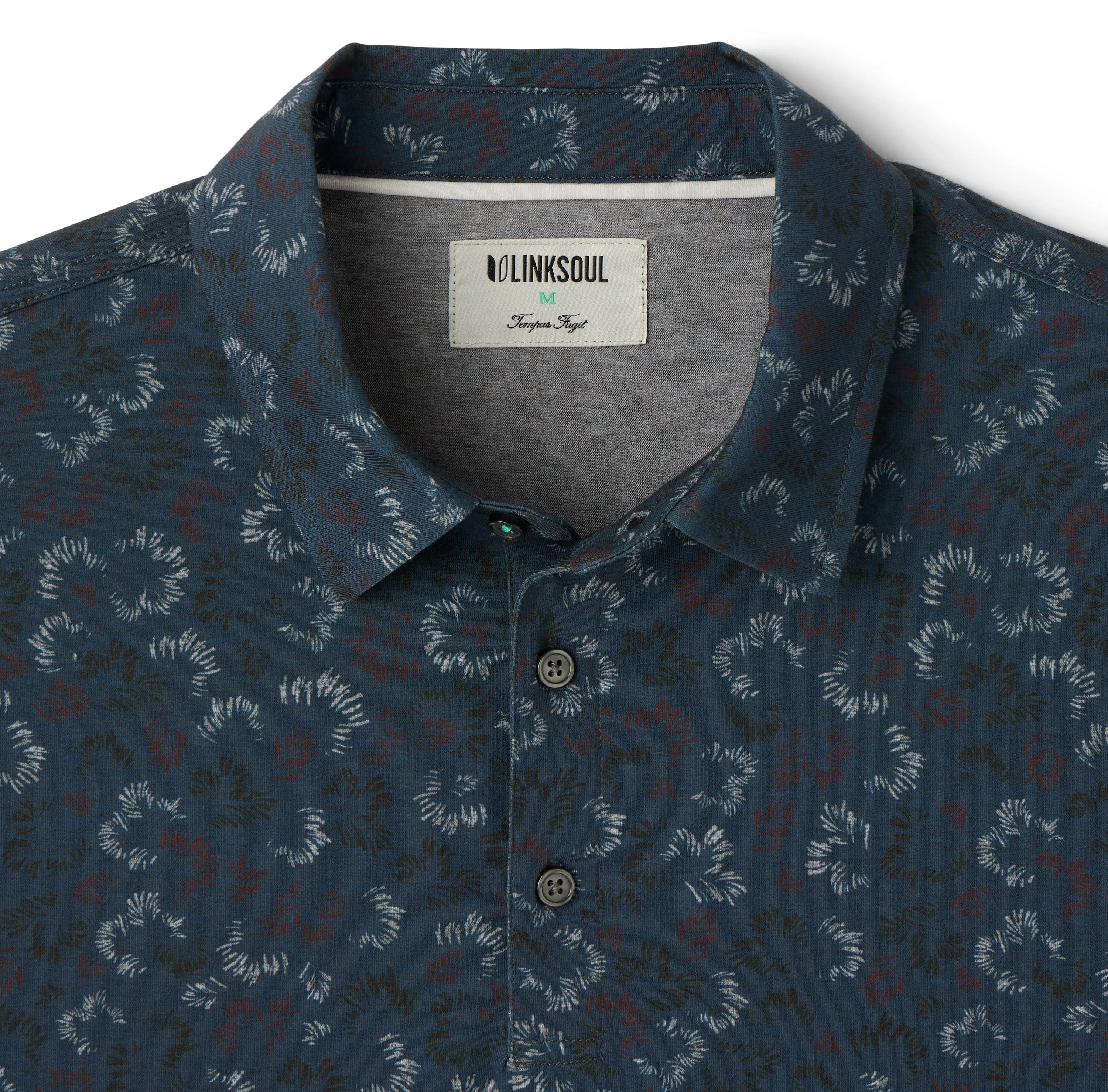 Linksoul Delray Currents Print Polo